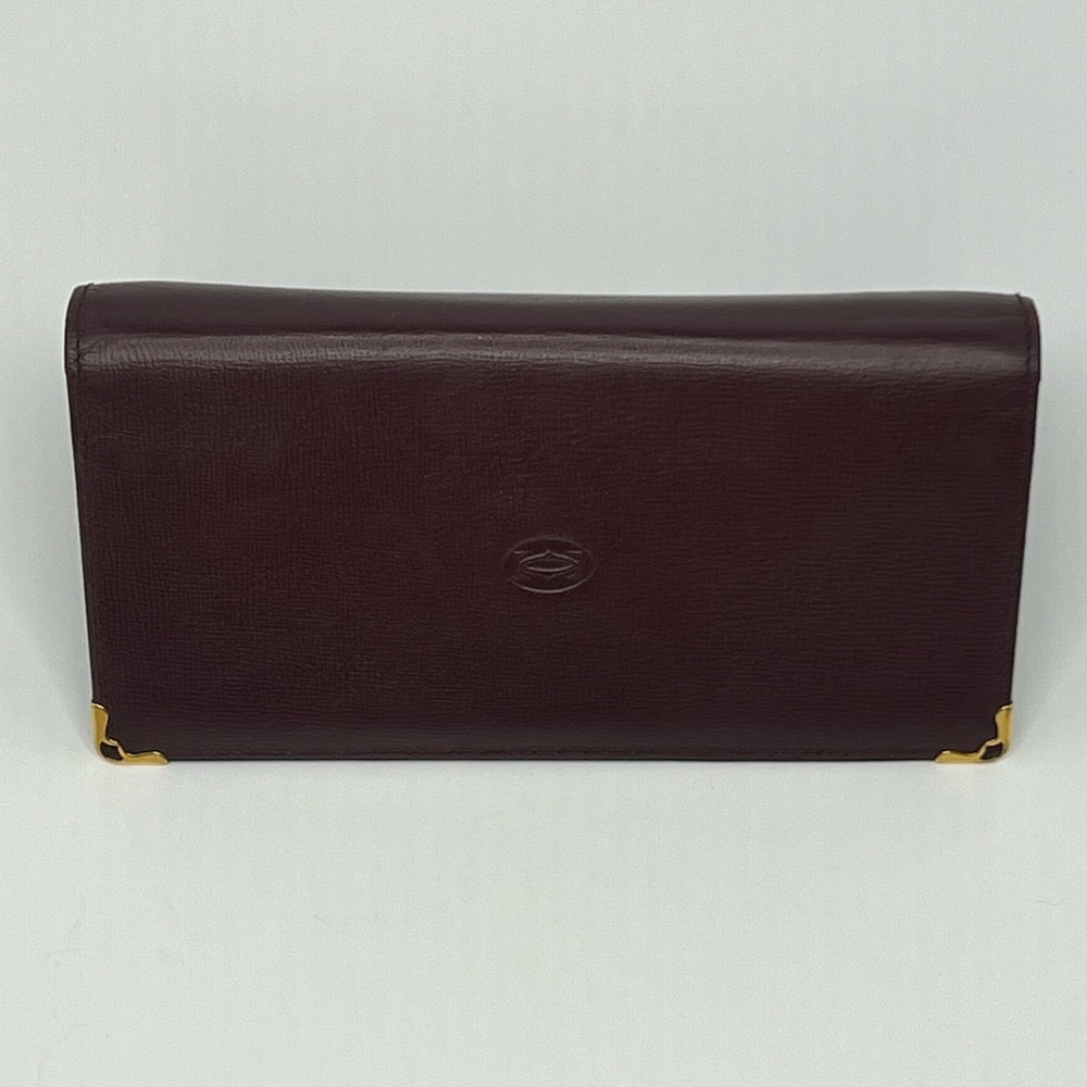 ♥️Cartier Bordeaux‎ Leather Long Wallet | PRELOVED!♥️